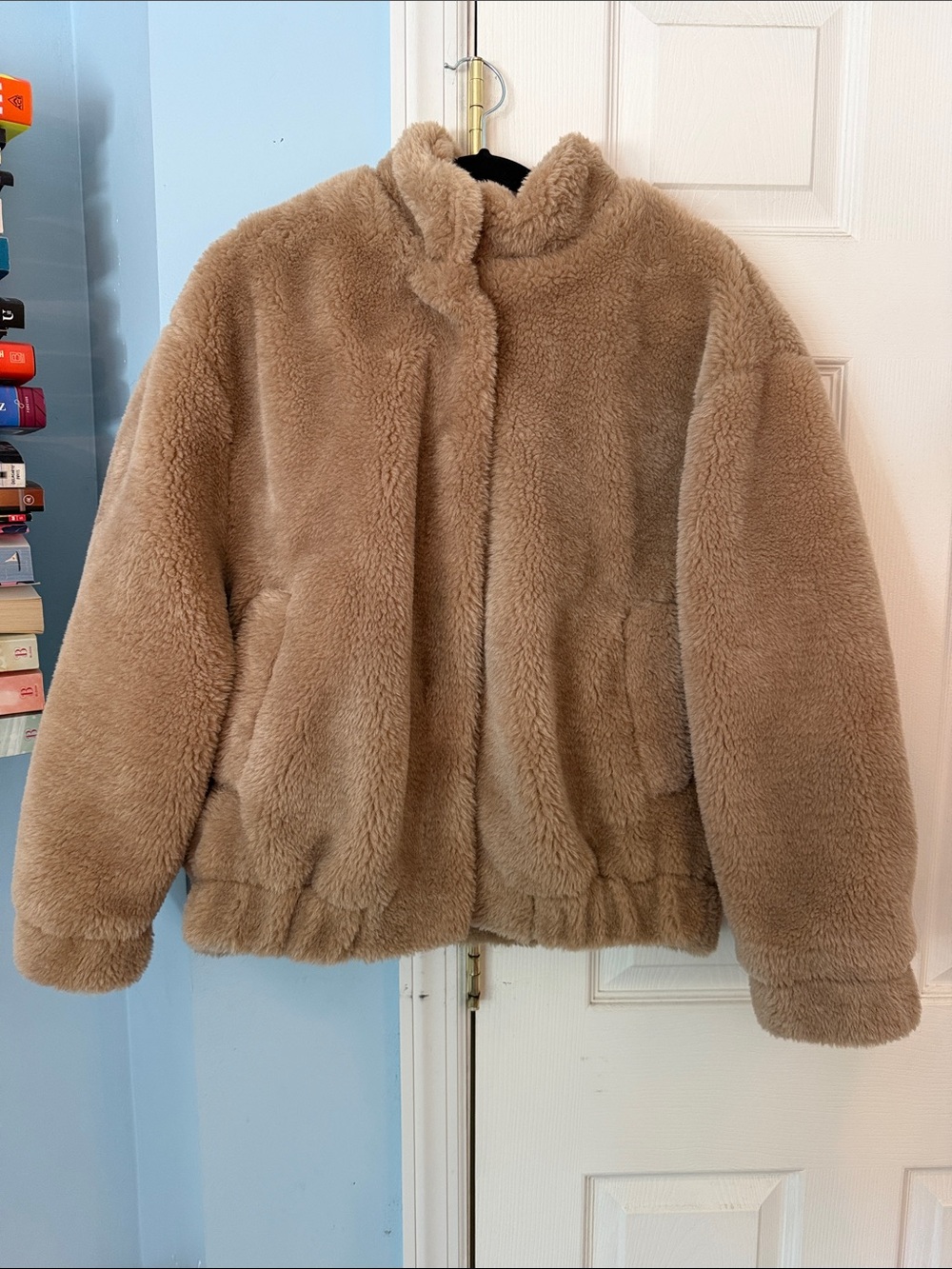 Cotton On Tan Faux Shearling Jacket